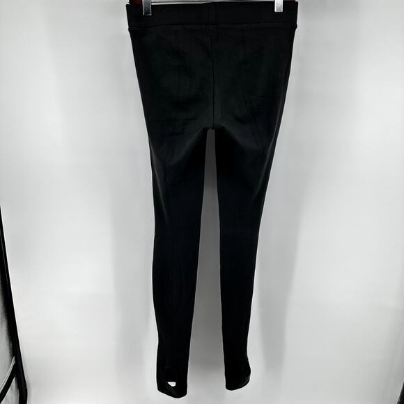 Vince Stirrup Leggings Pull On Skinny Stretchy Pintuck Casual Versatile Black M - Picture 6 of 6